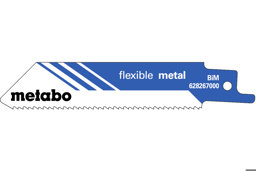 Zeige Details für Metabo 5 SÄBELSÄGEBLÄT FLEXIBLE METAL 100 X 0,9 MM Bild von Metabo 5 SÄBELSÄGEBLÄT FLEXIBLE METAL 100 X 0,9 MM