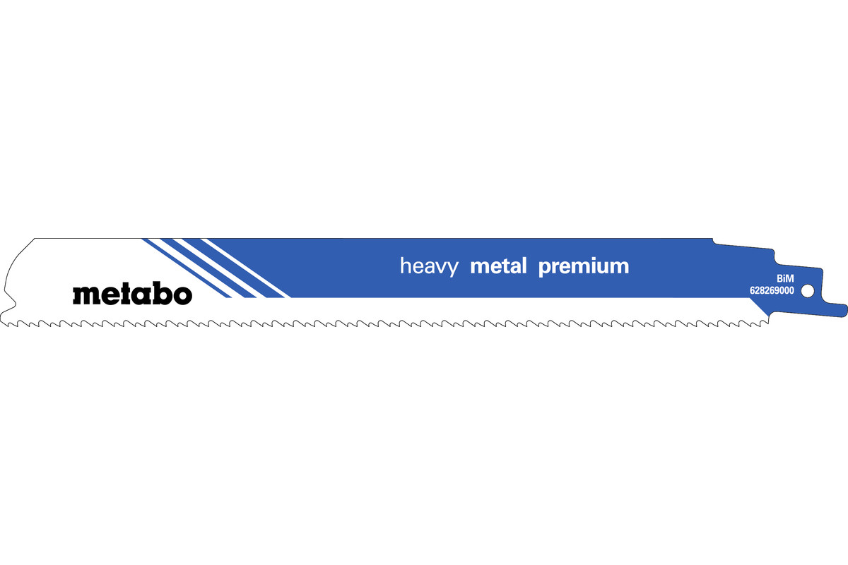 Picture of Metabo 2 SÄBELSÄGEBLÄTTER HEAVY METAL 225 X 1,1 MM