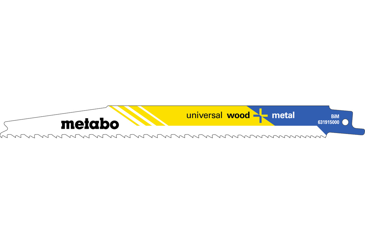 Picture of Metabo 5 SÄBELSÄGEBLÄTTER UNI W+M 200 X 1,25 MM