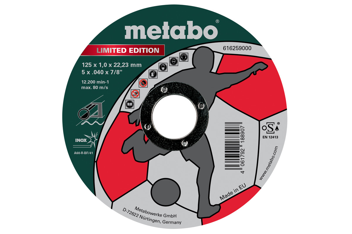 Picture of METABO Trennscheiben 125x1mm, Pkt. à 100Stk.