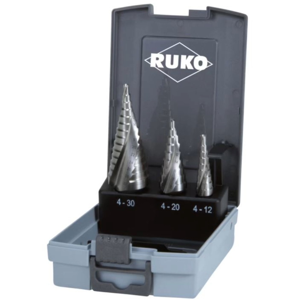 Picture of RUKO Stufenbohrer-Satz HSS spiralgenutet