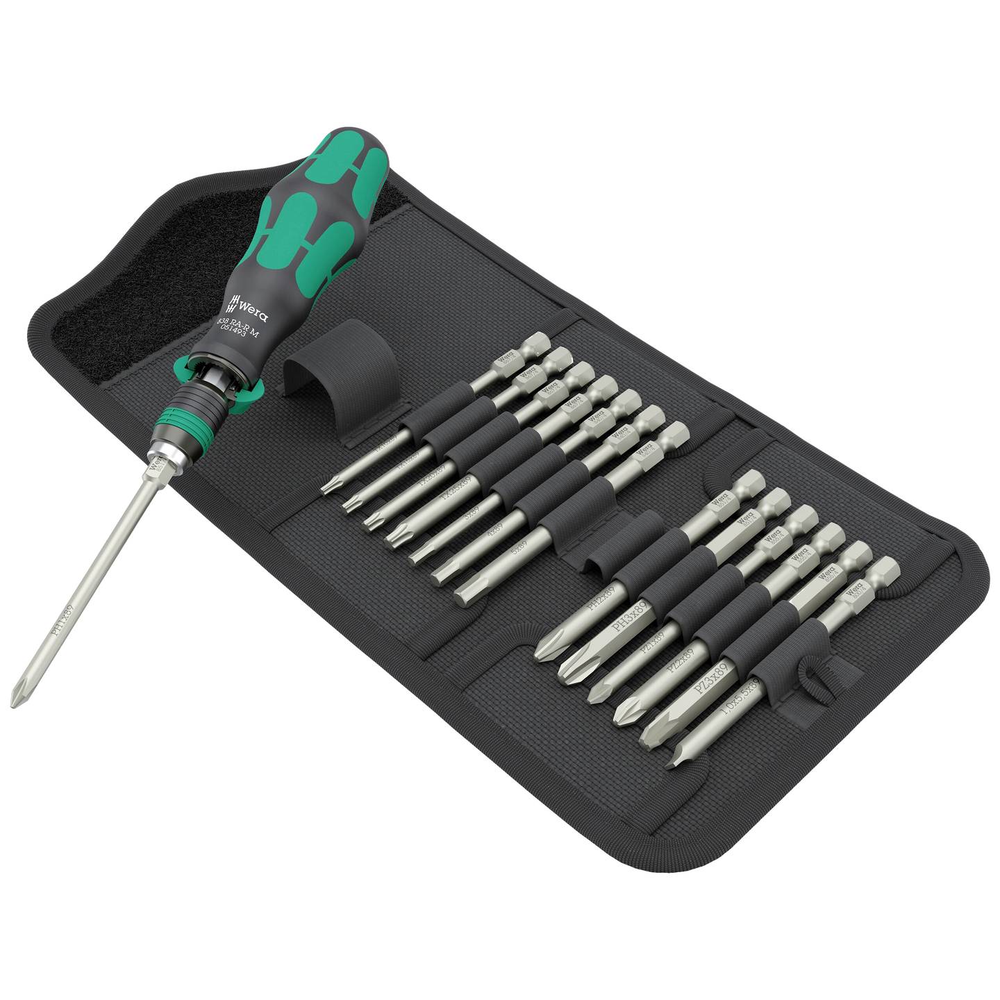 Picture of Wera Kraftform Kompakt 838 RA-R M Set 1, 15-teilig