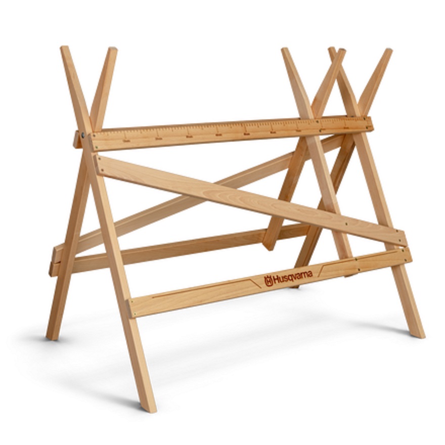 Bild von Husqvarna Sägebock aus Holz