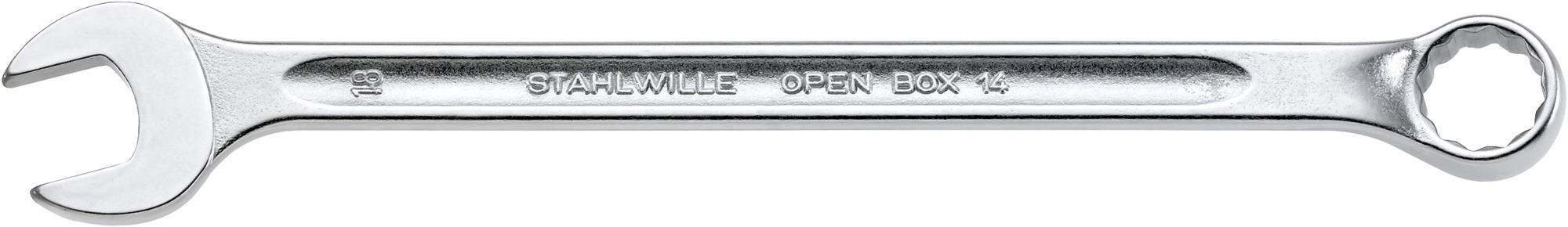 Bild von Stahlwille Ringmaulschlüssel OPEN-BOX lang 12mm