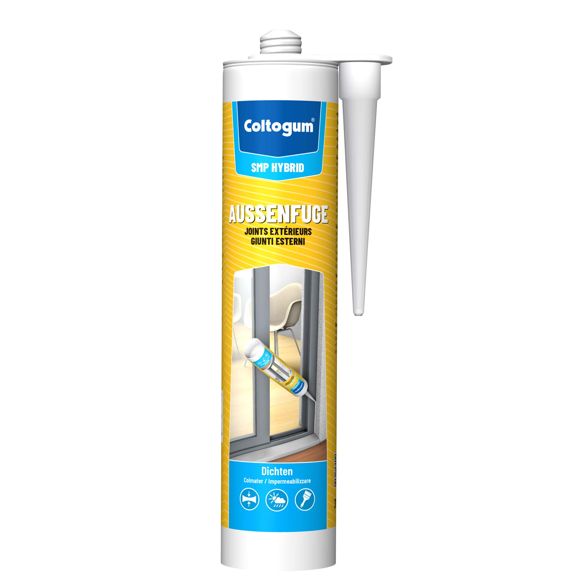 Bild von Coltogum Dichtmasse Aussenfugen betongrau 310ml