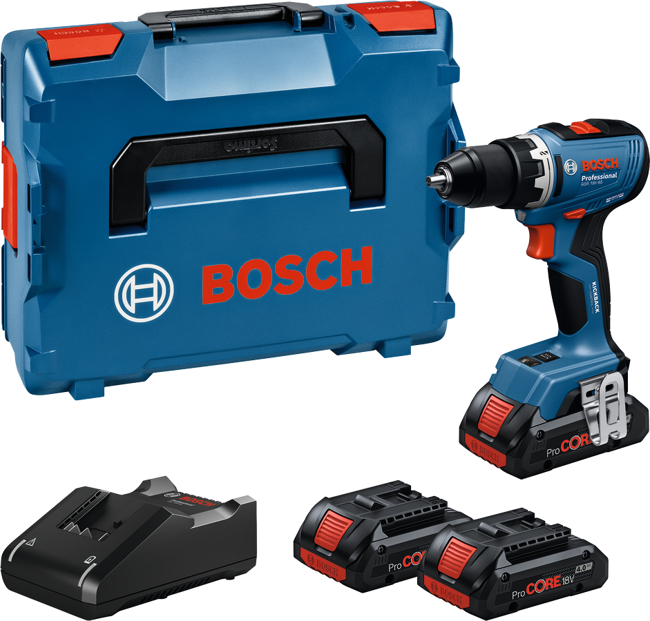 Bild von Bosch Akku-Bohrschrauber GSR 18V-65C 3x4.0Ah ProC