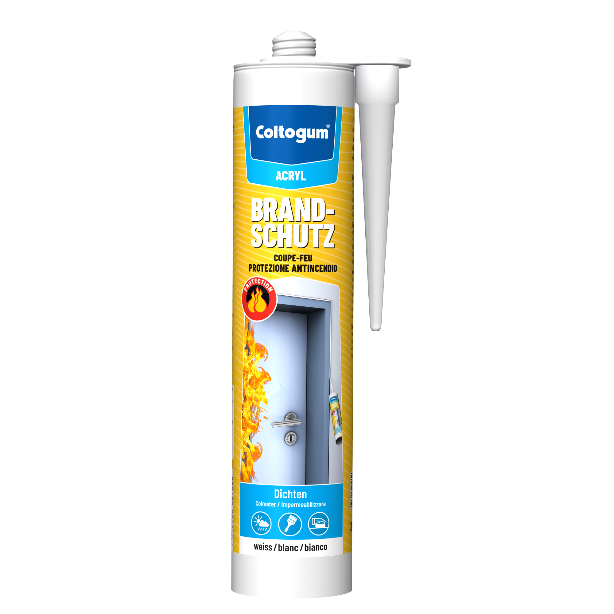 Bild von Coltogum Dichtmasse Brandschutz Acryl 310ml