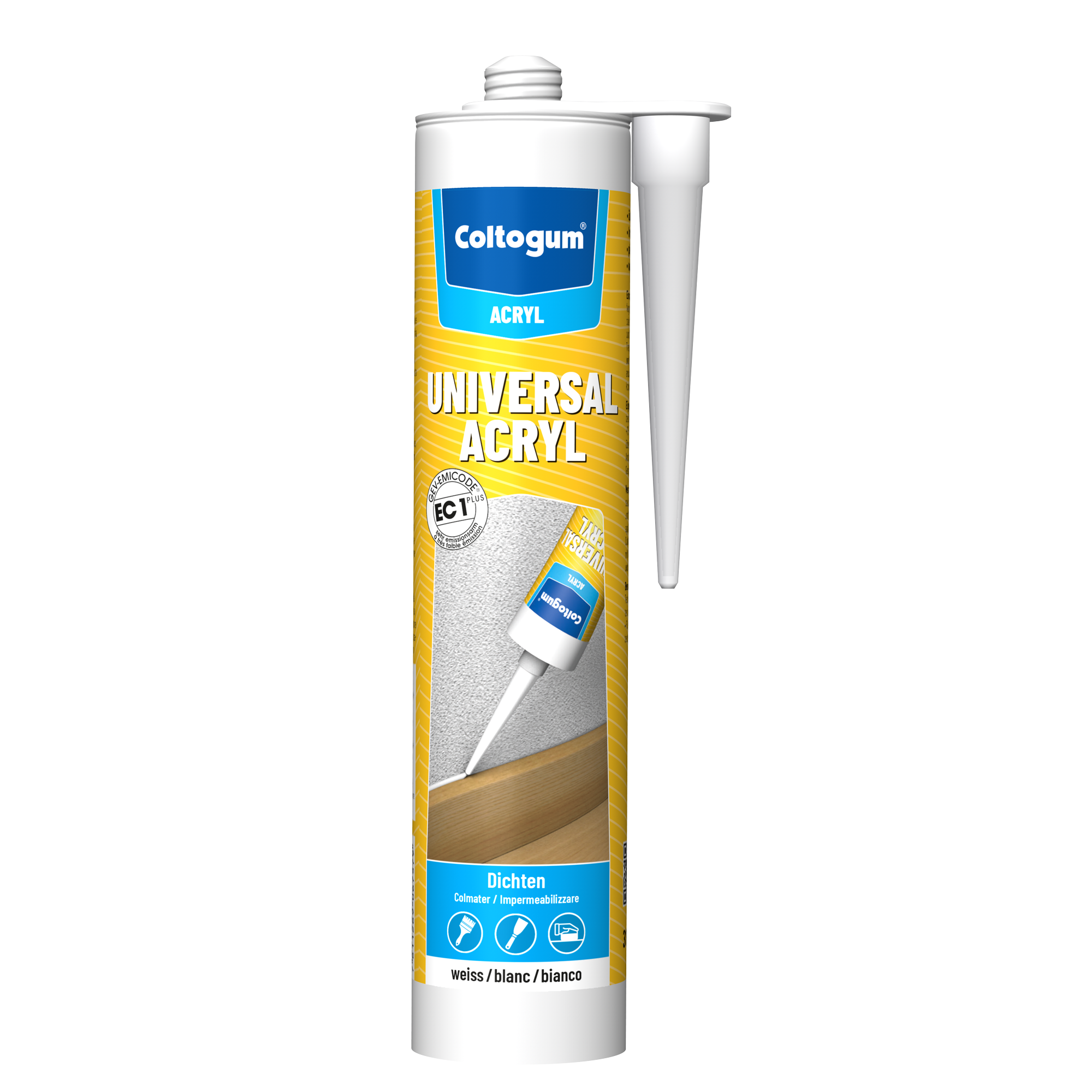 Bild von Coltogum Dichtmasse Universal-Acryl weiss 310ml