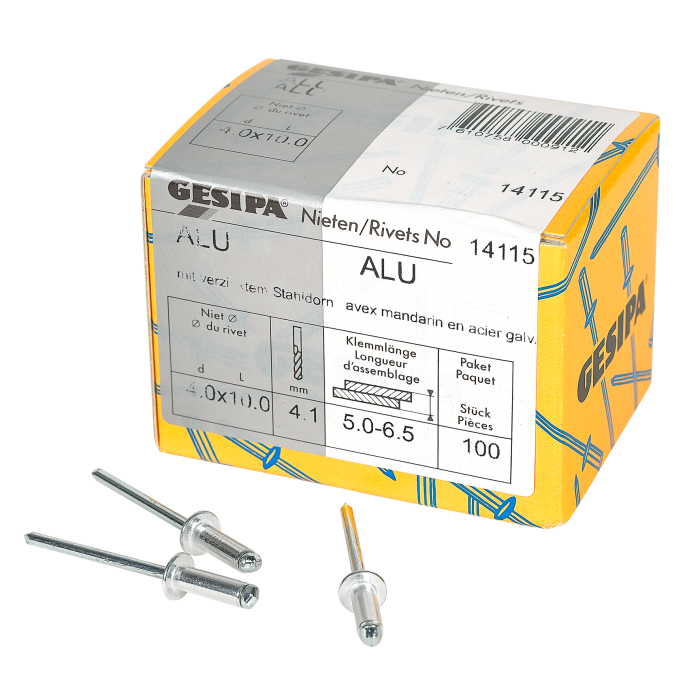 Bild von Gesipa Blindnieten 4x10mm 100x