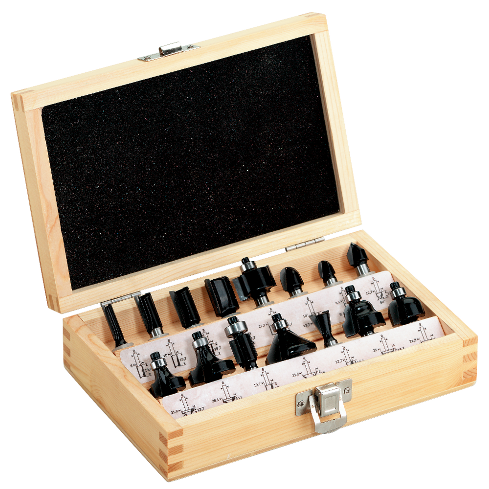 Bild von Metabo Fräsersortiment-SP, 8mm, 15-teilig